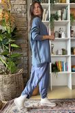 Charli Honeycomb Oversized Turtle Knit Denim /16=